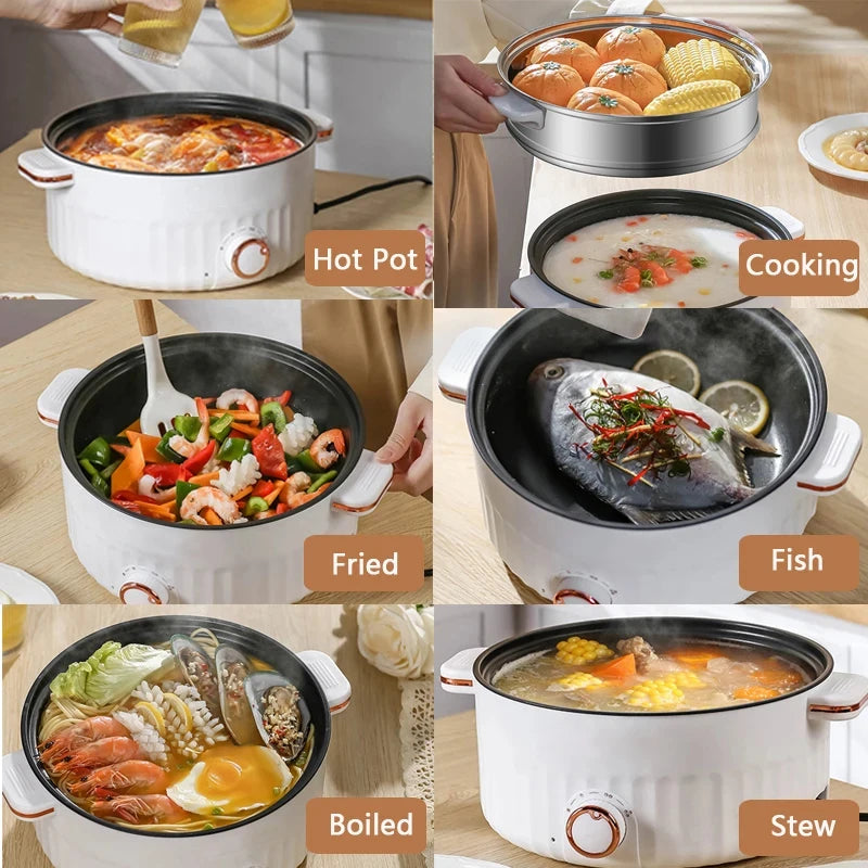 Portable Electric Multifunctional Cooker Household