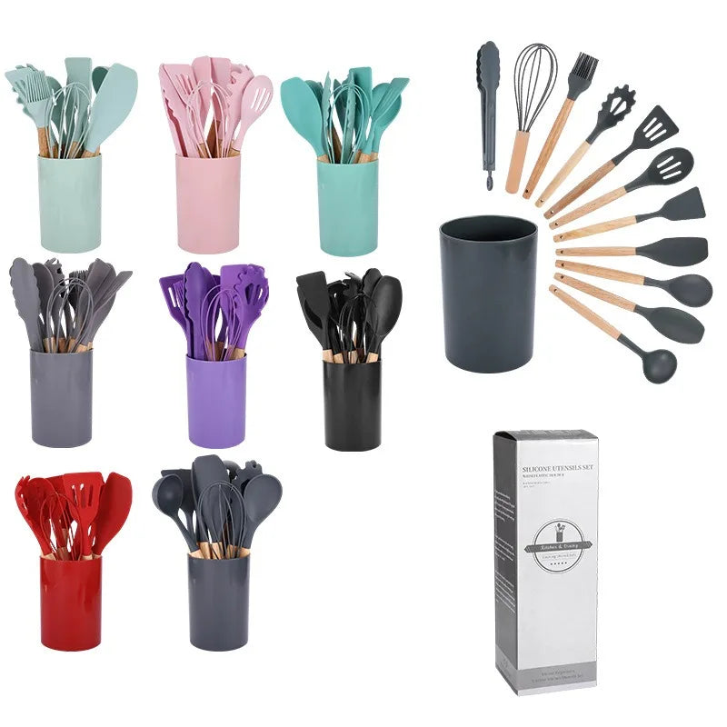 Silicone Kitchen Tools Set
