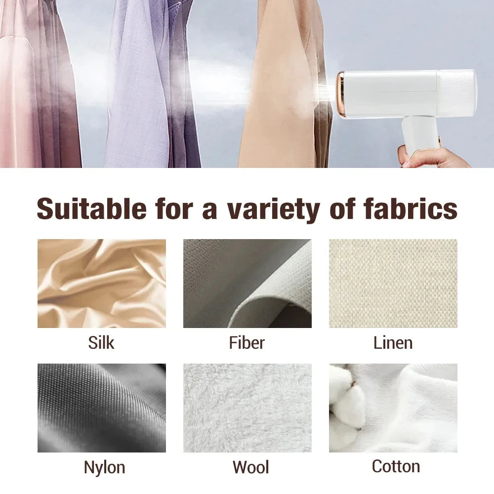 Garment Steamers 130ml Handheld Fabric Steamer Fast-Heat 1000W